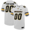 Custom Missouri Tigers Football White Stitched Jersey