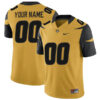 Custom Missouri Tigers Football Gold Stitched Jersey