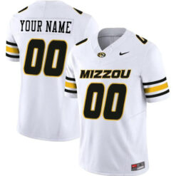 Custom Missouri Tigers Football White Vapor Limited Stitched Jersey