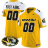 Custom Missouri Tigers Football Alternate Gold Vapor Limited Stitched Jersey