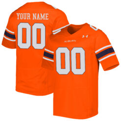 Custom Auburn Tigers Football Orange Game Stitched Jersey