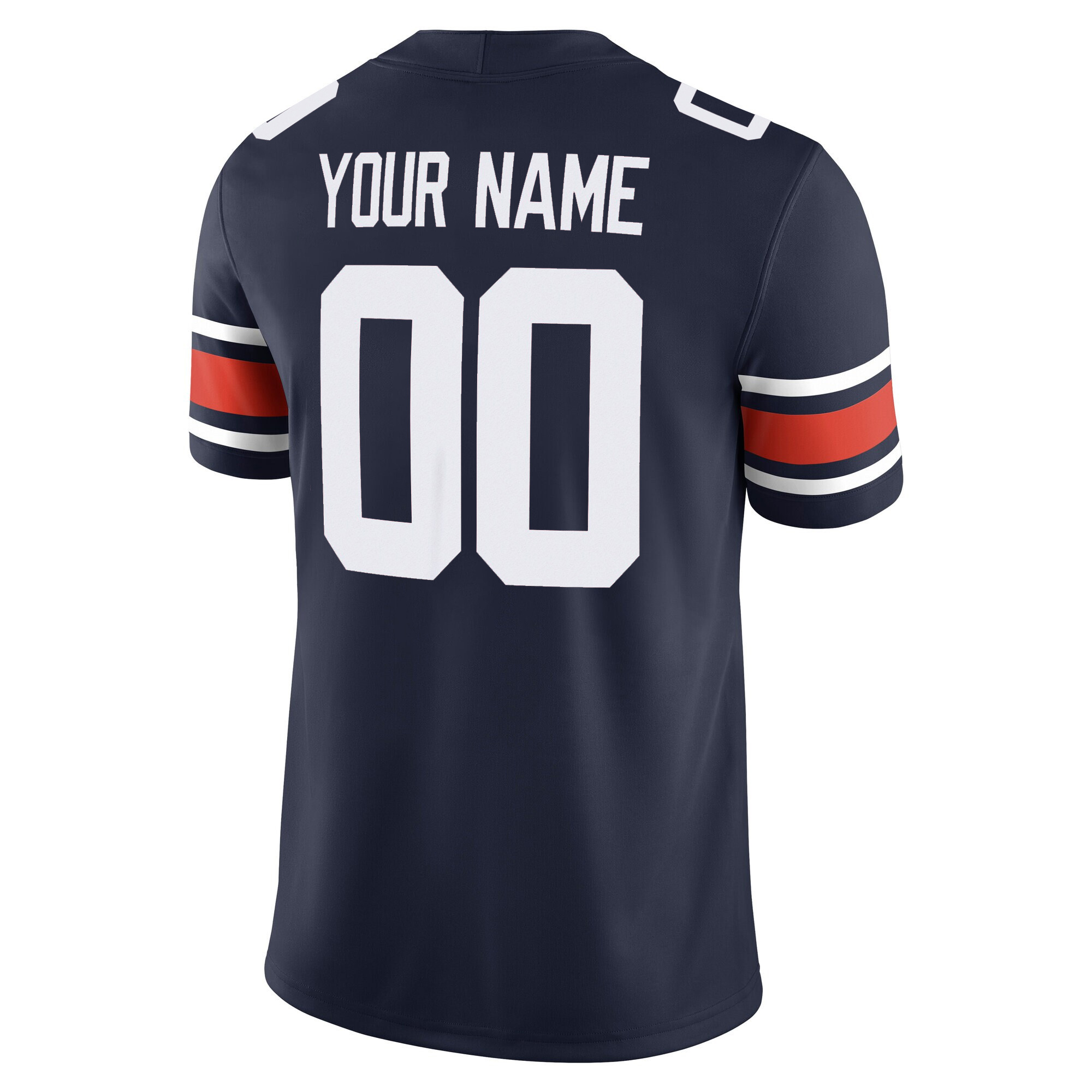 Custom Auburn Tigers Football Navy Home Game Stitched Jersey - Image 3