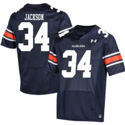 Bo Jackson Auburn Tigers Football Navy Home Stitched Jersey