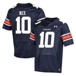 Bo Nix Auburn Tigers Football Navy Home Stitched Jersey