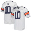 Bo Nix Auburn Tigers Football White Away Stitched Jersey