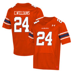 Cadillac Williams Auburn Tigers Football Orange Alternate Stitched Jersey