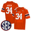 Bo Jackson Auburn Tigers Football Orange Alternate Stitched Jersey w/ SEC Patch