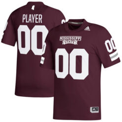 Custom Mississippi State Bulldogs Football Maroon Stitched Jersey