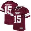 Dak Prescott Mississippi State Bulldogs Football Maroon Premier Stitched Jersey