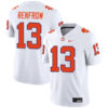 Hunter Renfrow Clemson Tigers Football White Away Stitched Jersey