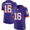 Trevor Lawrence Clemson Tigers Football Purple Alternate Stitched Jersey