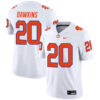 Brian Dawkins Clemson Tigers Football White Away Stitched Jersey
