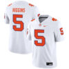 Tee Higgins Clemson Tigers Football White Away Stitched Jersey