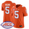 Tee Higgins Clemson Tigers Football Orange Home Stitched Jersey w/ ACC Patch