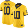 Tom Brady Michigan Wolverines Football Maize Alternate Stitched Jersey