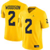 Charles Woodson Michigan Wolverines Football All Maize Stitched Jersey