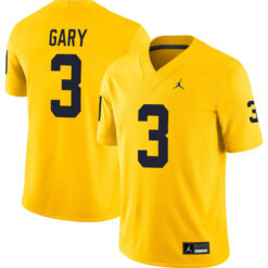 Rashan Gary Michigan Wolverines Football All Maize Stitched Jersey