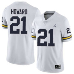 Desmond Howard Michigan Wolverines Football White Away Stitched Jersey