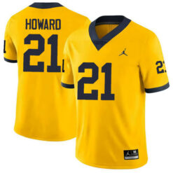 Desmond Howard Michigan Wolverines Football Maize Alternate Stitched Jersey