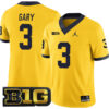 Rashan Gary Michigan Wolverines Football Maize Alternate Stitched Jersey w/ B1G Patch