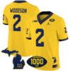 Charles Woodson Michigan Wolverines Football Maize Vapor F.U.S.E Limited Stitched Jersey w/ 1000 Win Patch