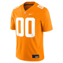 Alternative view of Custom Tennessee Volunteers Football Orange Game Stitched Jersey