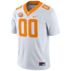Alternative view of Custom Tennessee Volunteers Football White Game Stitched Jersey w/ SEC Graduation Patch