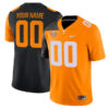 Custom Tennessee Volunteers Football Orange Black Mashup Stitched Jersey