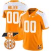 Morgan Wallen Tennessee Volunteers Football Alternate Orange Stitched Jersey w/ SEC Patch