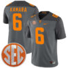 Alvin Kamara Tennessee Volunteers Football Smokey Grey Alternate Game Stitched Jersey w/ SEC Patch