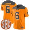 Alvin Kamara Tennessee Volunteers Football Reverse Anthracite Stitched Jersey w/ SEC Patch