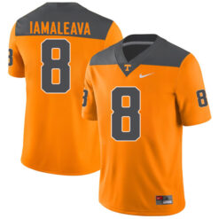 Nico Iamaleava Tennessee Volunteers Football Reverse Anthracite Stitched Jersey