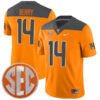 Eric Berry Tennessee Volunteers Football Reverse Anthracite Stitched Jersey w/ SEC Patch