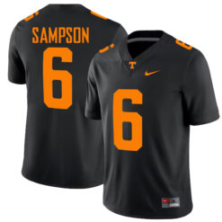 Dylan Sampson Tennessee Volunteers Football Black Game Stitched Jersey