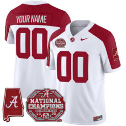 Custom Alabama Crimson Tide Football Reverse Crimson Vapor F.U.S.E Limited Stitched Jersey