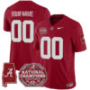 Custom Alabama Crimson Tide Football Crimson Vapor F.U.S.E Limited Stitched Jersey