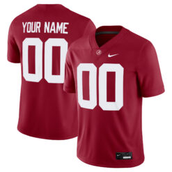 Custom Alabama Crimson Tide Football Crimson Game Stitched Jersey