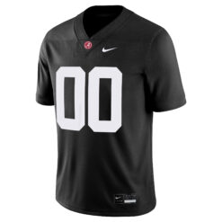 Alternative view of Custom Alabama Crimson Tide Football Black Game Stitched Jersey