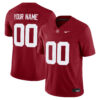 Custom Alabama Crimson Tide Football Crimson Stitched Jersey