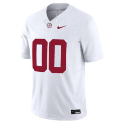 Alternative view of Custom Alabama Crimson Tide Football White Stitched Jersey