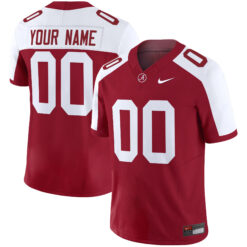 Custom Alabama Crimson Tide Football Alternate Crimson Stitched Jersey