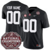 Custom Alabama Crimson Tide Football 2020 CFP National Championship Black Game Stitched Jersey