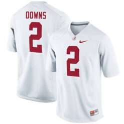 Caleb Downs Alabama Crimson Tide Football White Alumni Stitched Jersey