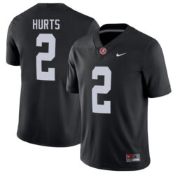 Jalen Hurts Alabama Crimson Tide Football Black Alternate Game Stitched Jersey