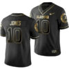 Mac Jones Alabama Crimson Tide Football Black Gold Stitched Jersey