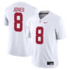 Julio Jones Alabama Crimson Tide Football White Away Game Stitched Jersey