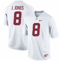 Julio Jones Alabama Crimson Tide Football White Alumni Stitched Jersey