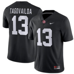 Tua Tagovailoa Alabama Crimson Tide Football Black Alternate Game Stitched Jersey
