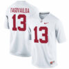 Tua Tagovailoa Alabama Crimson Tide Football White Alumni Stitched Jersey