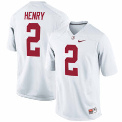 Derrick Henry Alabama Crimson Tide Football White Alumni Stitched Jersey